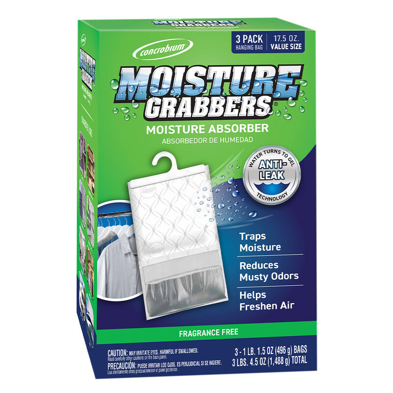 Concrobium Moisture Grabbers, 3-Pack Hanging Bags