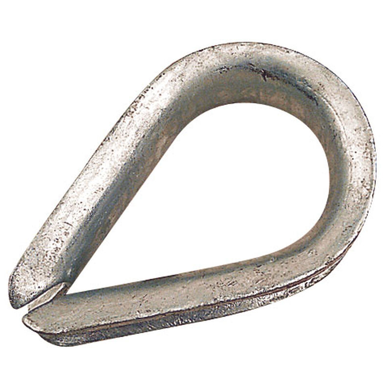 Sea-Dog Galvanized Wire Rope Thimble, 3-3/4"L image number 1