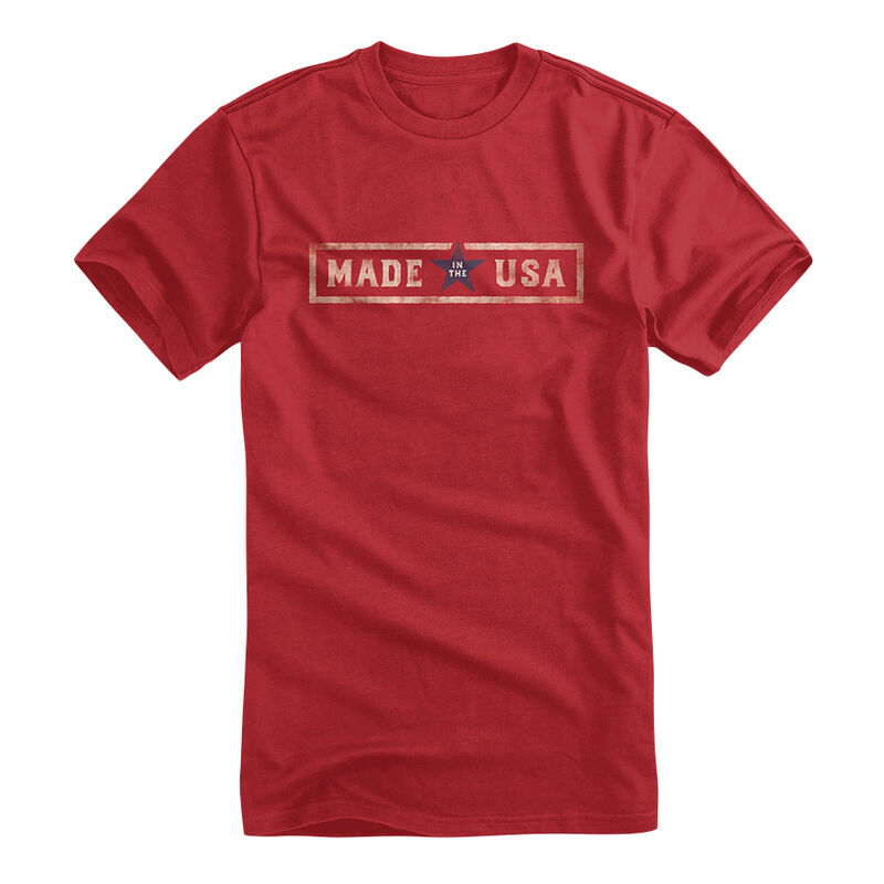 Bayside Men's Brick MIUSA Short-Sleeve Tee image number 1