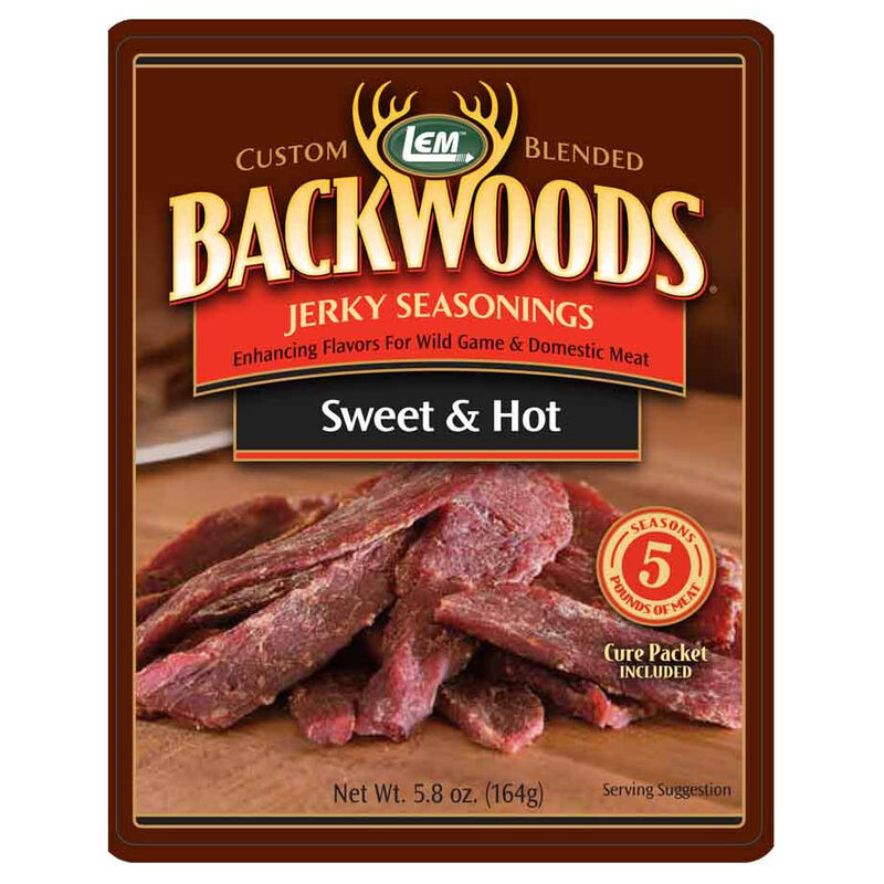 LEM Backwoods Sweet & Hot Jerky Seasoning, 5 lbs. image number 1