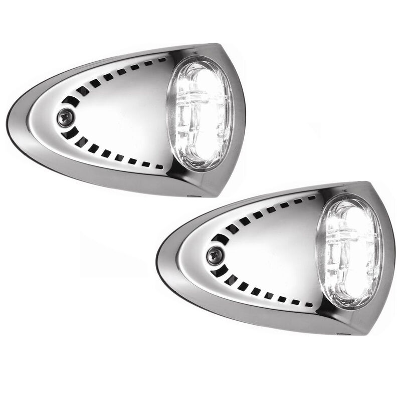 Attwood LED Stainless Steel Docking Lights, Pair image number 1
