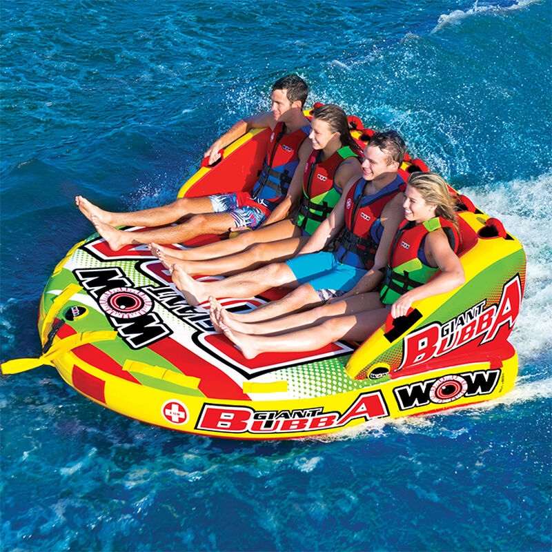 WOW 4-Person Giant Bubba Towable Tube image number 2