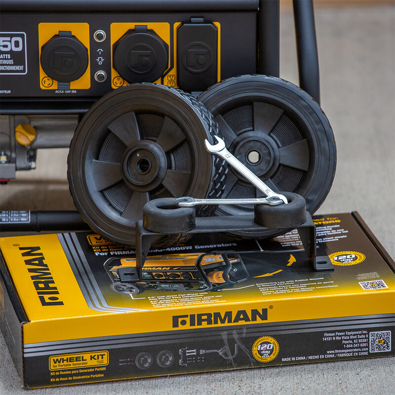8" Wheel Kit and Handle for FIRMAN Generators image number 2