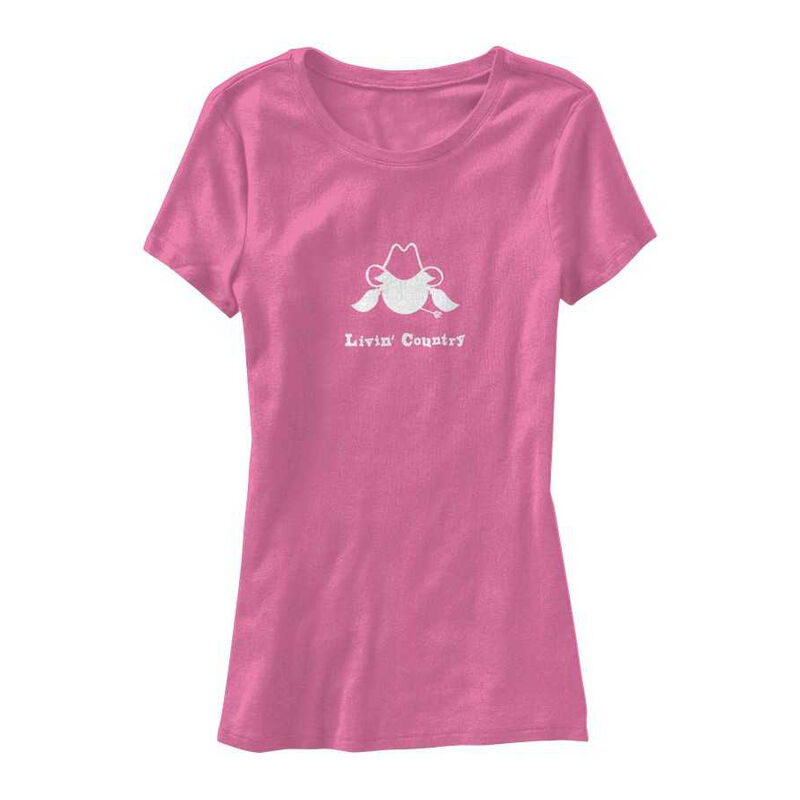 Livin' Country Women's Cowgirl Short-Sleeve Tee image number 1