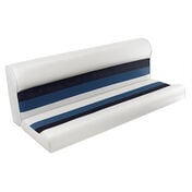 Toonmate Deluxe 55" Lounge Seat Top - White/Navy/Blue