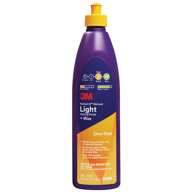 3M Perfect-It Gelcoat Light Cutting Polish And Wax, Pint image number 1