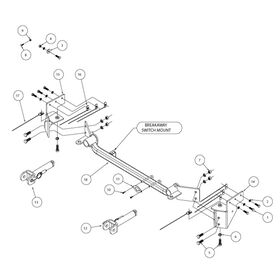 Roadmaster Direct-Connect Baseplate Kit&mdash;2012-14 Ford Focus (Auto&Manual Trans) (524430-5)