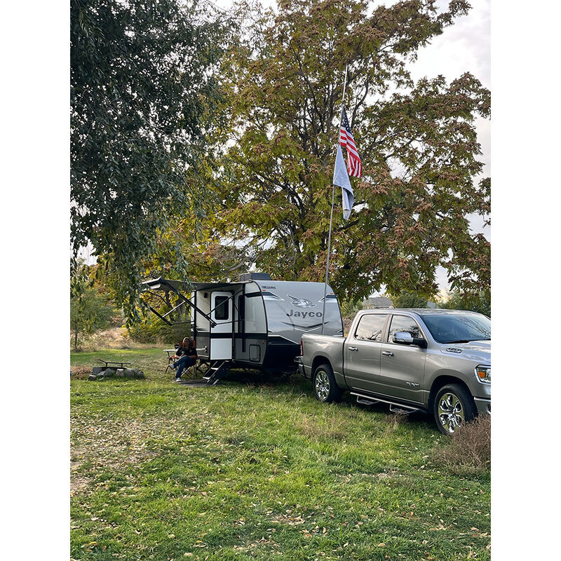 Pyramid LED Whips Telescopic Flagpole Frame/Bumper Mount, 1-7/8" dia. image number 2