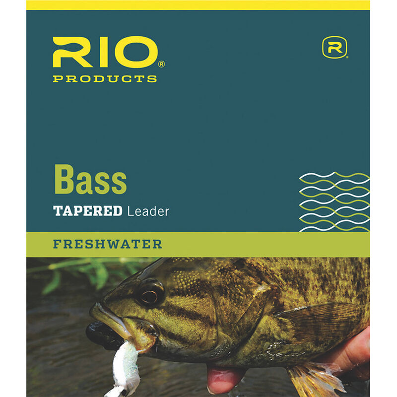 RIO Bass Leader, 9 ft., 3-Pack image number 1