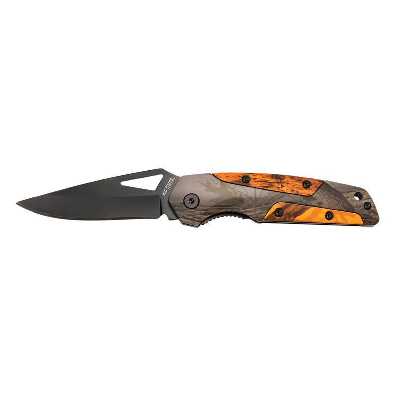 The Old Timer 2-Tone Camo Clip Folding Knife image number 2