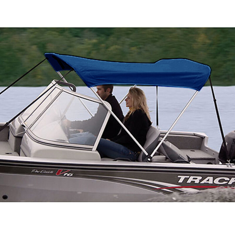 Shademate Polyester 2-Bow Bimini Top, 5'6"L x 42"H, 47"-53" Wide image number 8