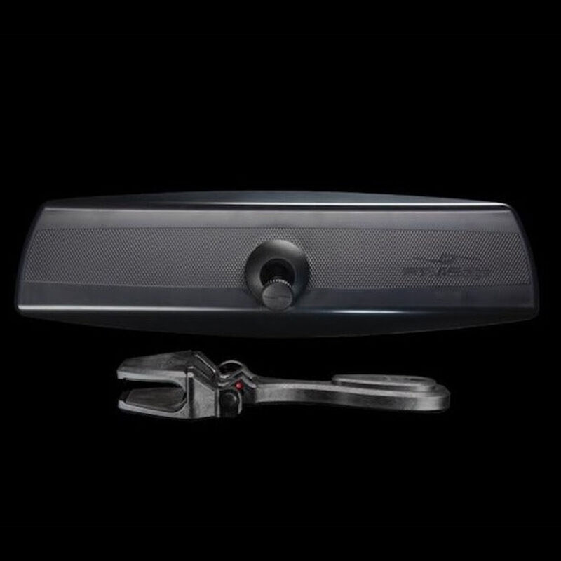 PTM Watersports Pro Mirror and Carbon Fiber Bracket Combo, Midnight Black image number 2