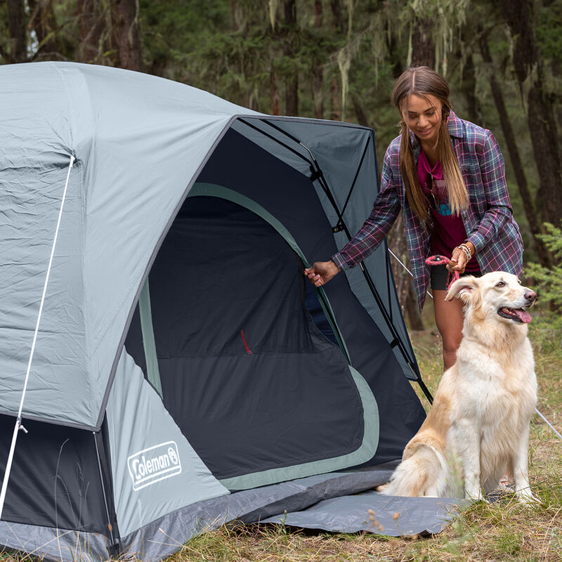 Coleman Skydome 4-Person Camping Tent with LED Lighting image number 8