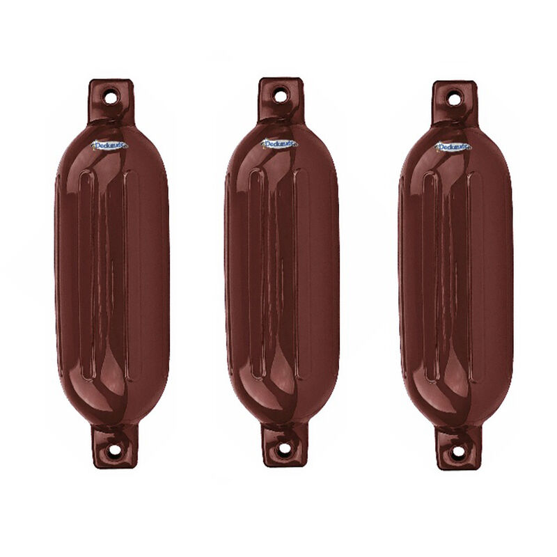 Dockmate UV Protected Tuff Shield Fender, 5-1/2" x 20" 3-PACK - Burgundy