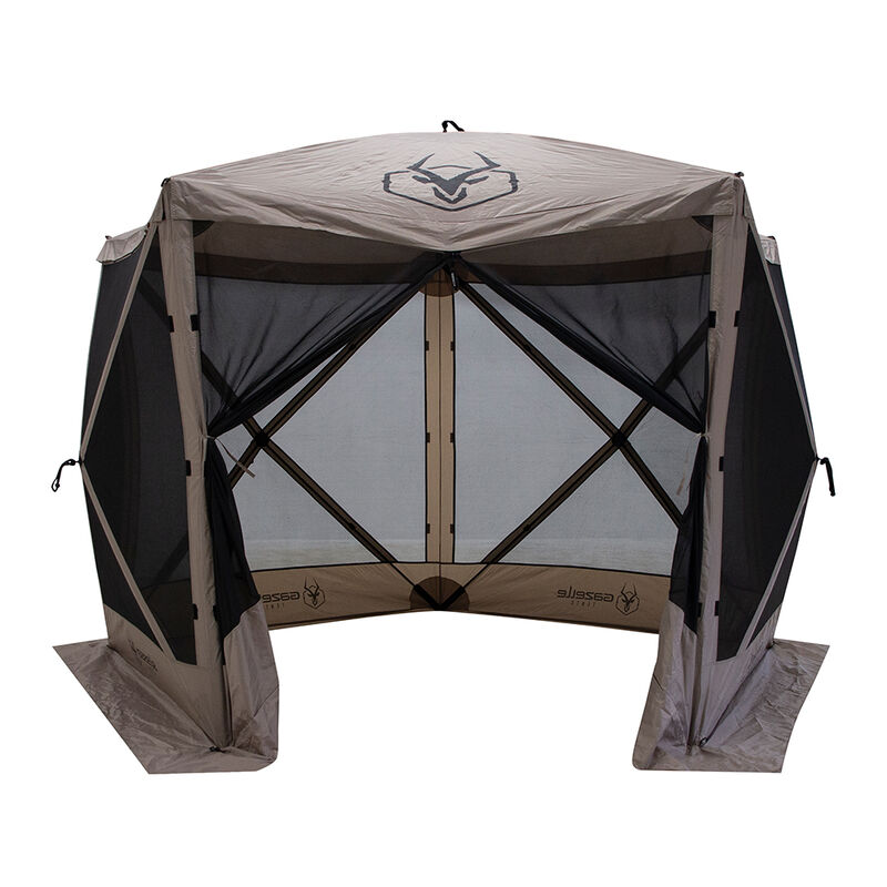 Gazelle Tents G5 5-Sided Portable Gazebo, Desert Sand image number 2