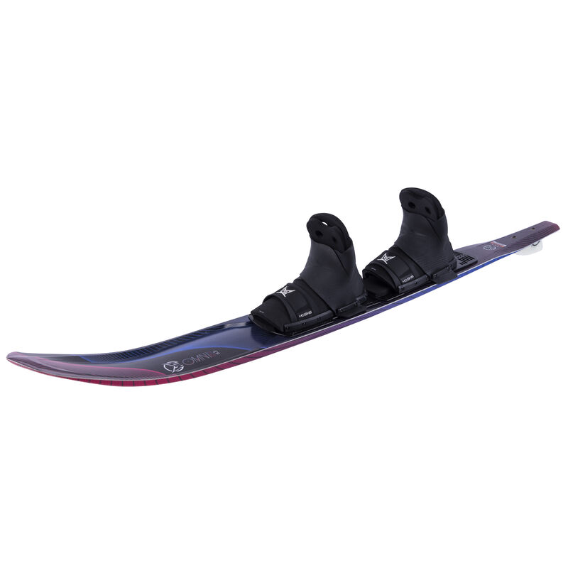 HO Girl's Omni Slalom Waterski With Double Animal Bindings image number 1