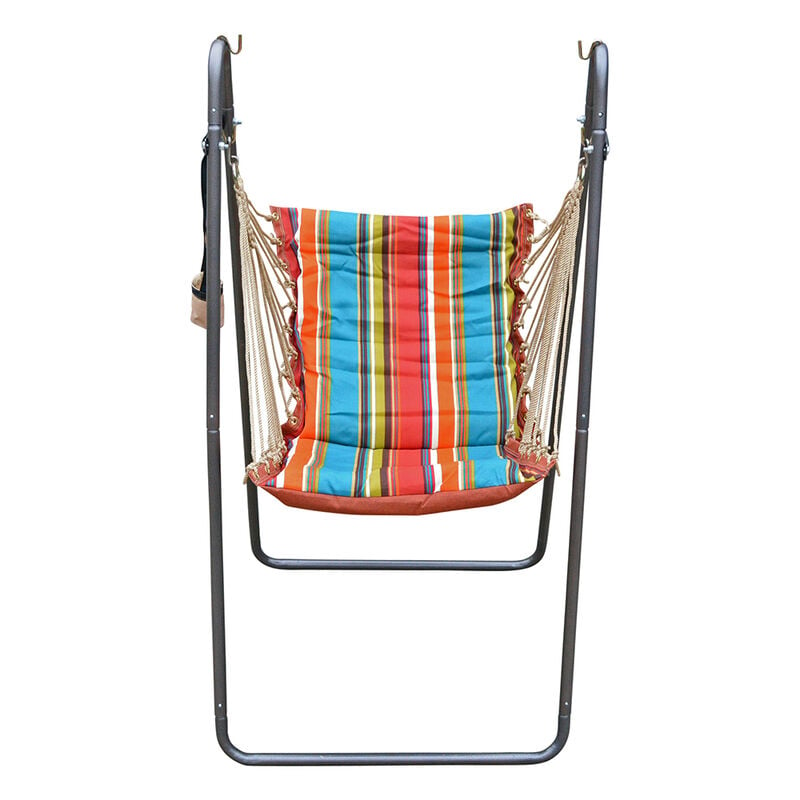 Algoma Soft Comfort Cushion Hanging Swing Chair and Stand image number 27