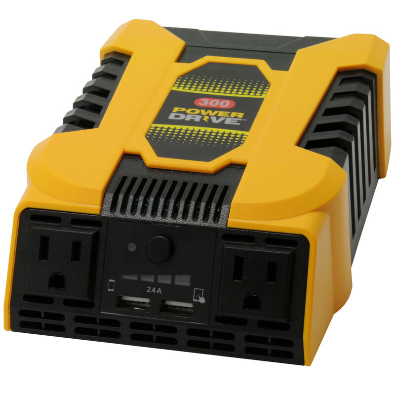 PowerDrive 300-Watt Inverter With 2V/Direct Connect And AC/USB Ports image number 1