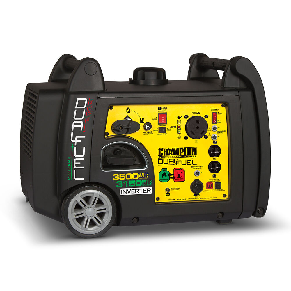 Champion 3500-Watt Dual Fuel Portable Inverter Generator