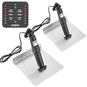 Lectrotab SS 12x12 Trim Tab Kit 12V No Control Switch