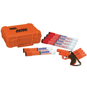 Orion 12-Gauge Aerial Flare Gun, Handheld Flare, and Smoke Signal Kit