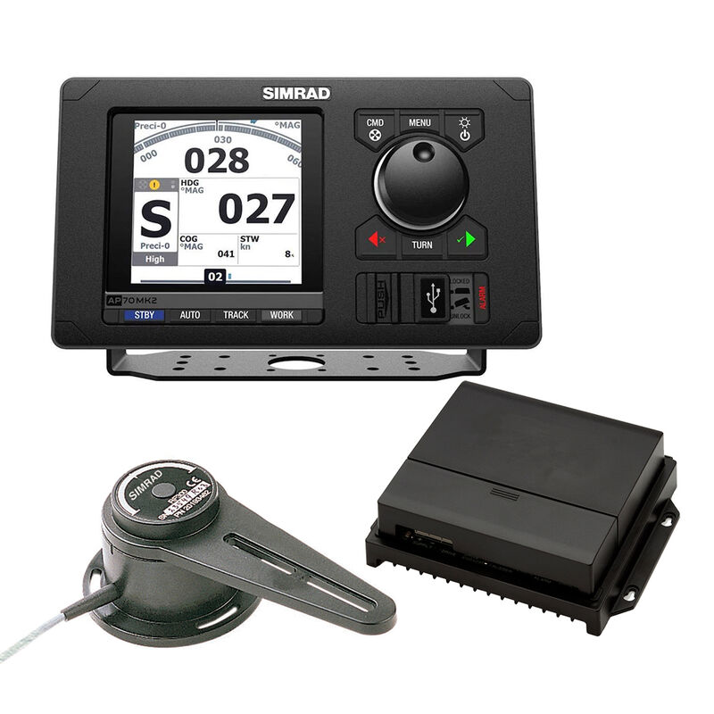 Simrad AP70 MK2 Autopilot Basic Pack- Includes AP70 MK2 Control Head, AC70 Course Computer & RF300 Feedback image number 1