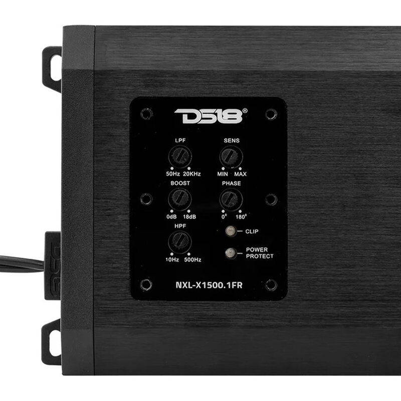 DS18 NXL-X1500.1FR 1-Channel Marine Amplifier, 1 x 1500W RMS image number 2