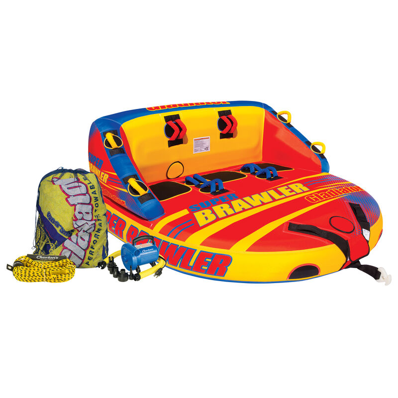 Gladiator Super Brawler 3-Person Towable Tube Package image number 1