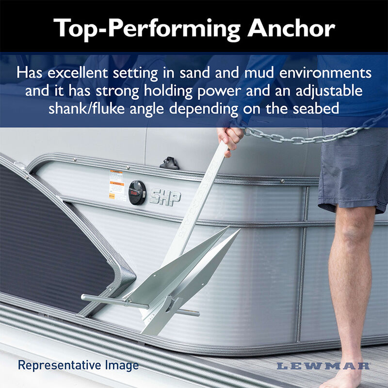 Lewmar LFX Aluminum Fluke Anchor - 2 lbs. image number 5