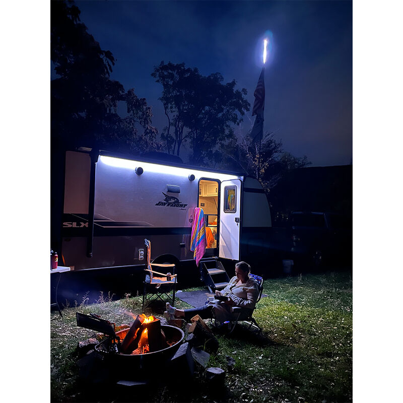 Pyramid LED Whips Telescopic Flagpole Frame/Bumper Mount, 1-7/8" dia. image number 6