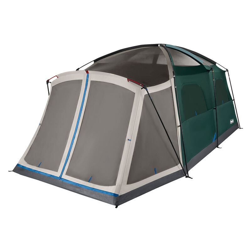 Coleman Skylodge 12-Person Camping Tent With Screen Room, Evergreen image number 2