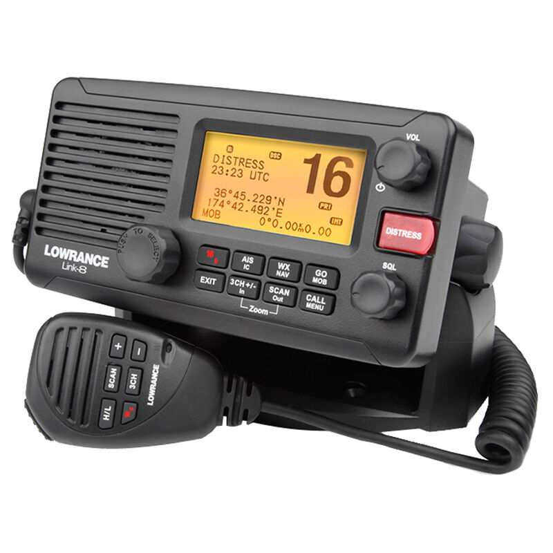 Lowrance Link-8 Fixed-Mount VHF Radio With AIS image number 1