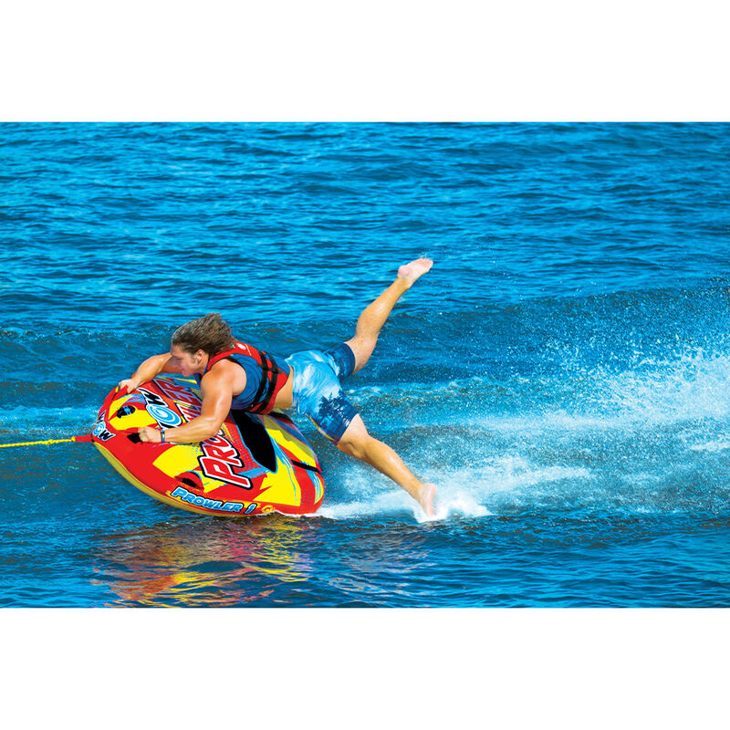 WOW Prowler 1-Person Towable Tube Starter Kit with Pump and Tow Rope image number 4