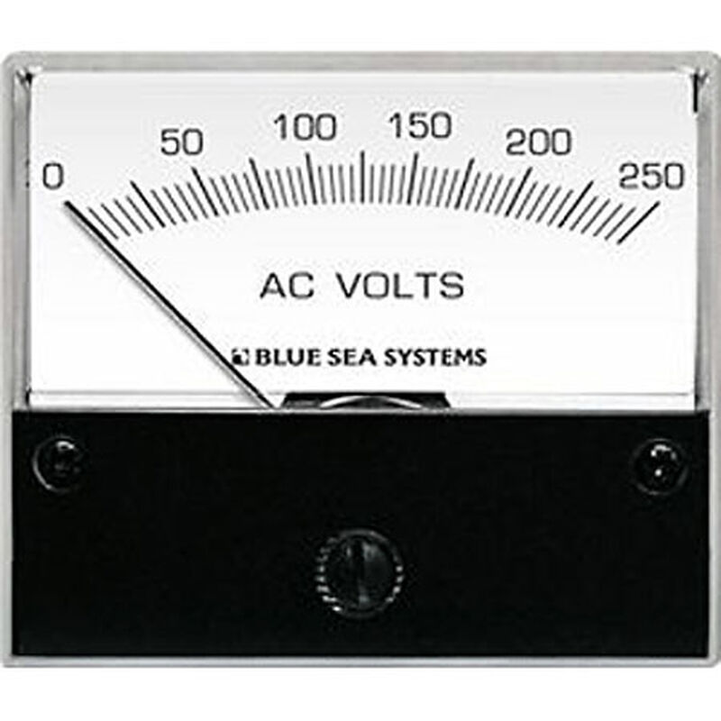 Blue Sea AC Analog Voltmeter, 0-250V image number 1