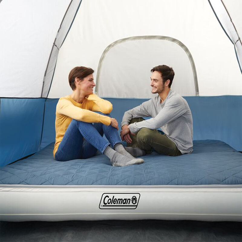 Coleman Air Mattress with Zip-On Insulation Topper and Air Pump, Queen image number 2