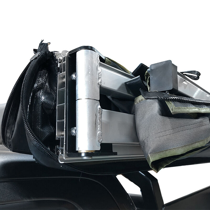 Nomadic Awning 180 Driver Side Installation with Brackets and Side Walls image number 7