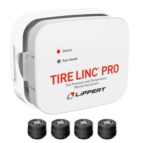 Lippert Tire Linc PRO RV TPMS Tire Pressure Monitoring System, 4-Tire Sensor Kit