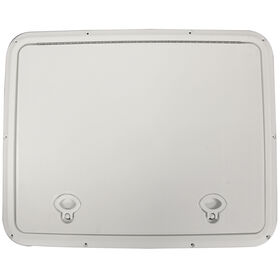 DPI Marine DPF Polar Brite White Flush Series Hatch Door, 16" x 18-3/4" O.D. frame