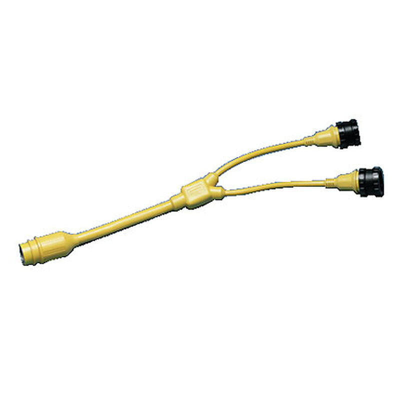 Marinco Y Adapter - 30-Amps/125V, 30-Amps/125V image number 1