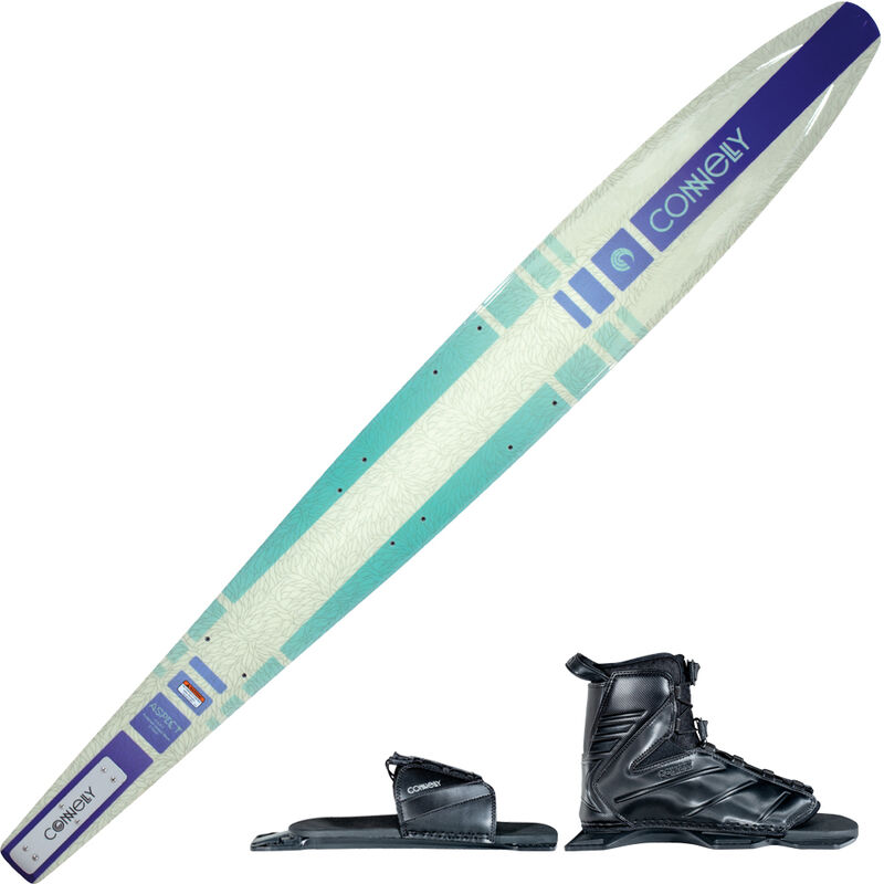 Connelly Women's Aspect Slalom Waterski w/Tempest Binding and Rear Toe Plate image number 1