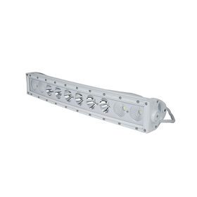 New - 22.5inch Marine Grade Wrap Around White Shell Light Bar with 100-Watt 10  x 10W High Intensity OSRAM LEDs