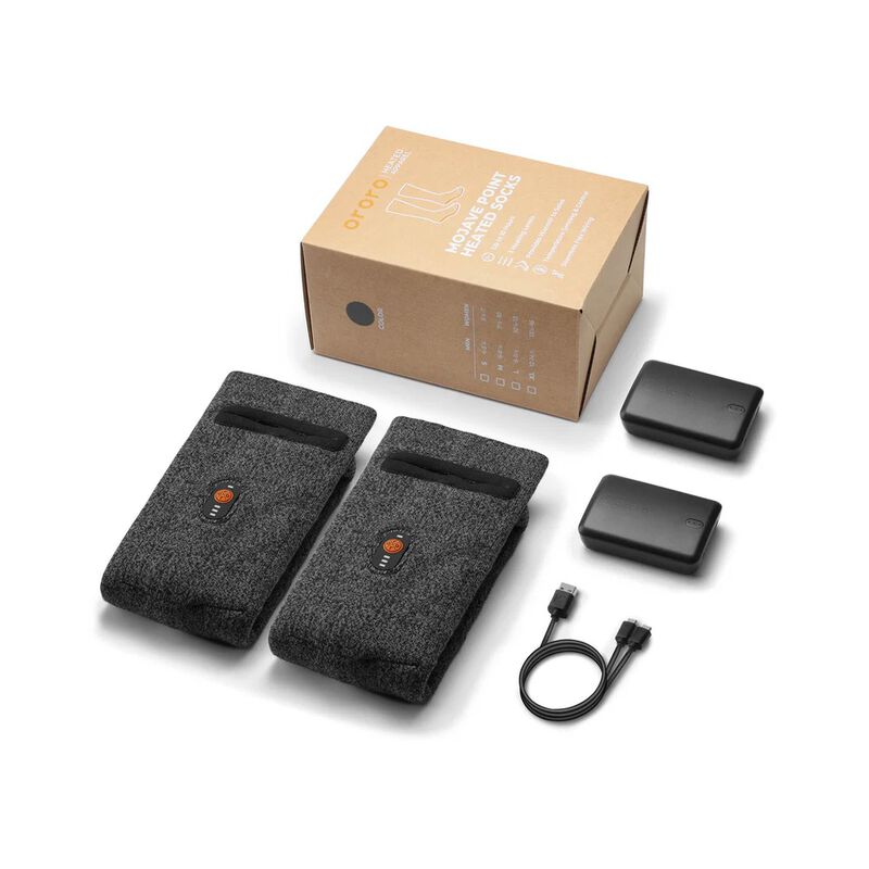ORORO Mojave Point Unisex Heated Socks 3.5 w/ Rechargeable Batteries image number 9