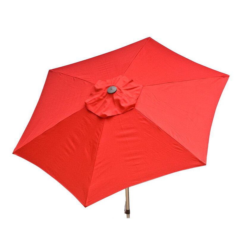 Red 8.5 ft Market Umbrella image number 1