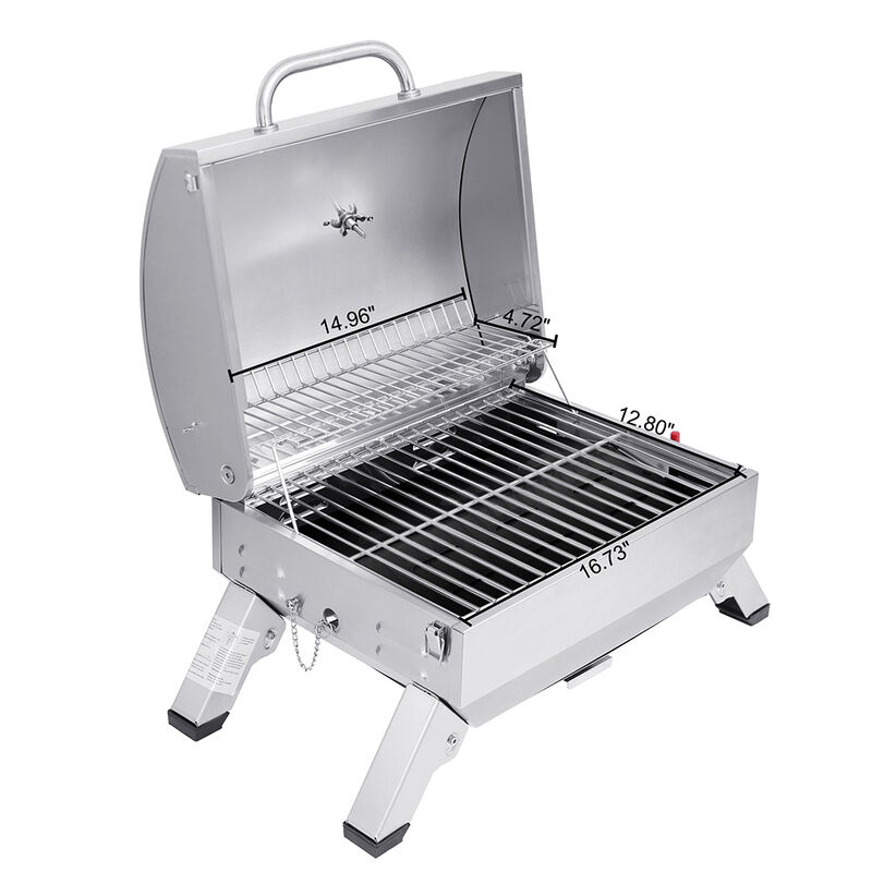 Royal Gourmet Stainless Steel Portable Grill image number 14