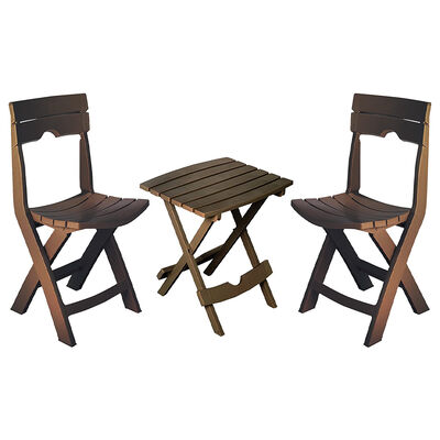 Adams Quik-Fold Conversation Table and Chair Set