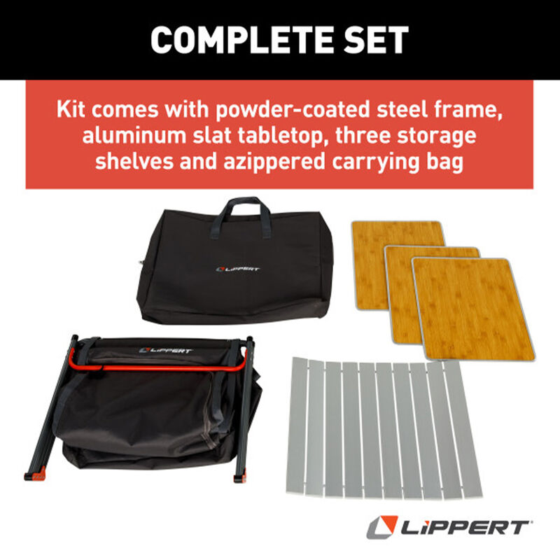 Lippert Camping Pantry, Dark Gray image number 7