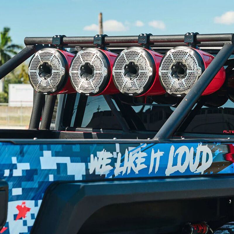 DS18 NXL-X10TPNEO 10" Marine Tower Speakers with RGB LED Lights, Pair image number 4