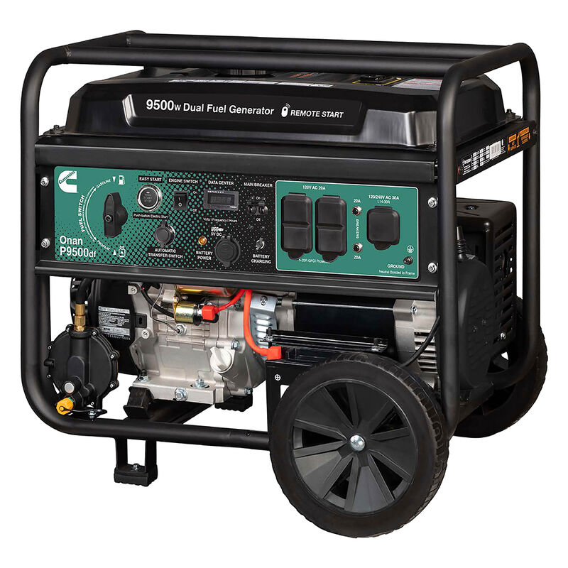 Cummins Onan P9500df Dual Fuel (Gas/LPG) Portable Generator image number 1