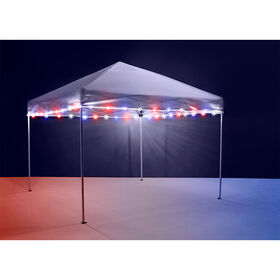 Canopy Brightz Pop-Up Tent Lighting, Red/White/Blue