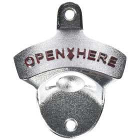 Kikkerland Open Here Wall Mounted Bottle Opener 
